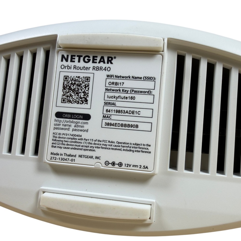 Netgear Orbi Router RBR40 WiFi System AC2200 Tri-Band Mesh WiFi Wireless‎ Router - Picture 6 of 9